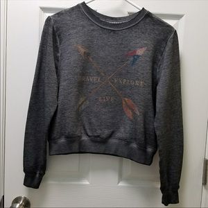 Abercrombie and Fitch crop sweatshirt xs